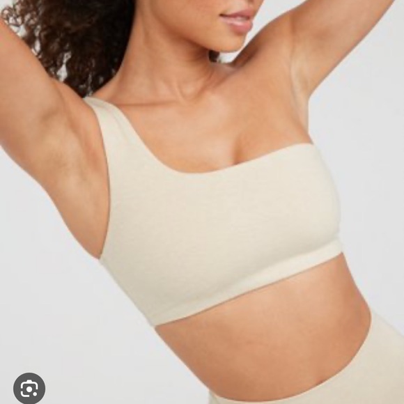 Aerie Offline beige and cobalt blue workout set - Picture 4 of 4